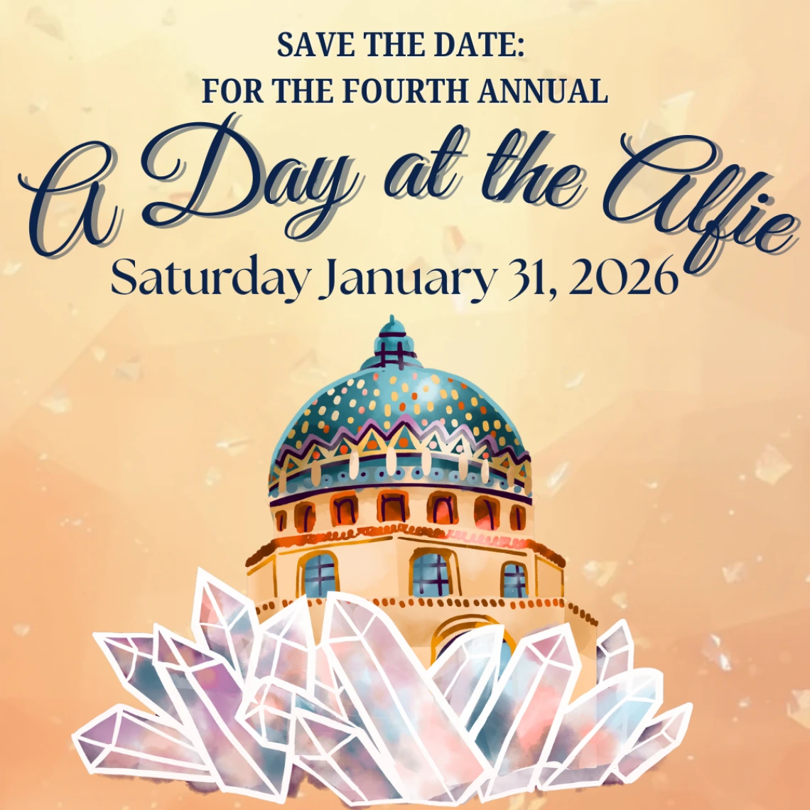 Save the Date: A Day at the Alfie Saturday January 31, 2026